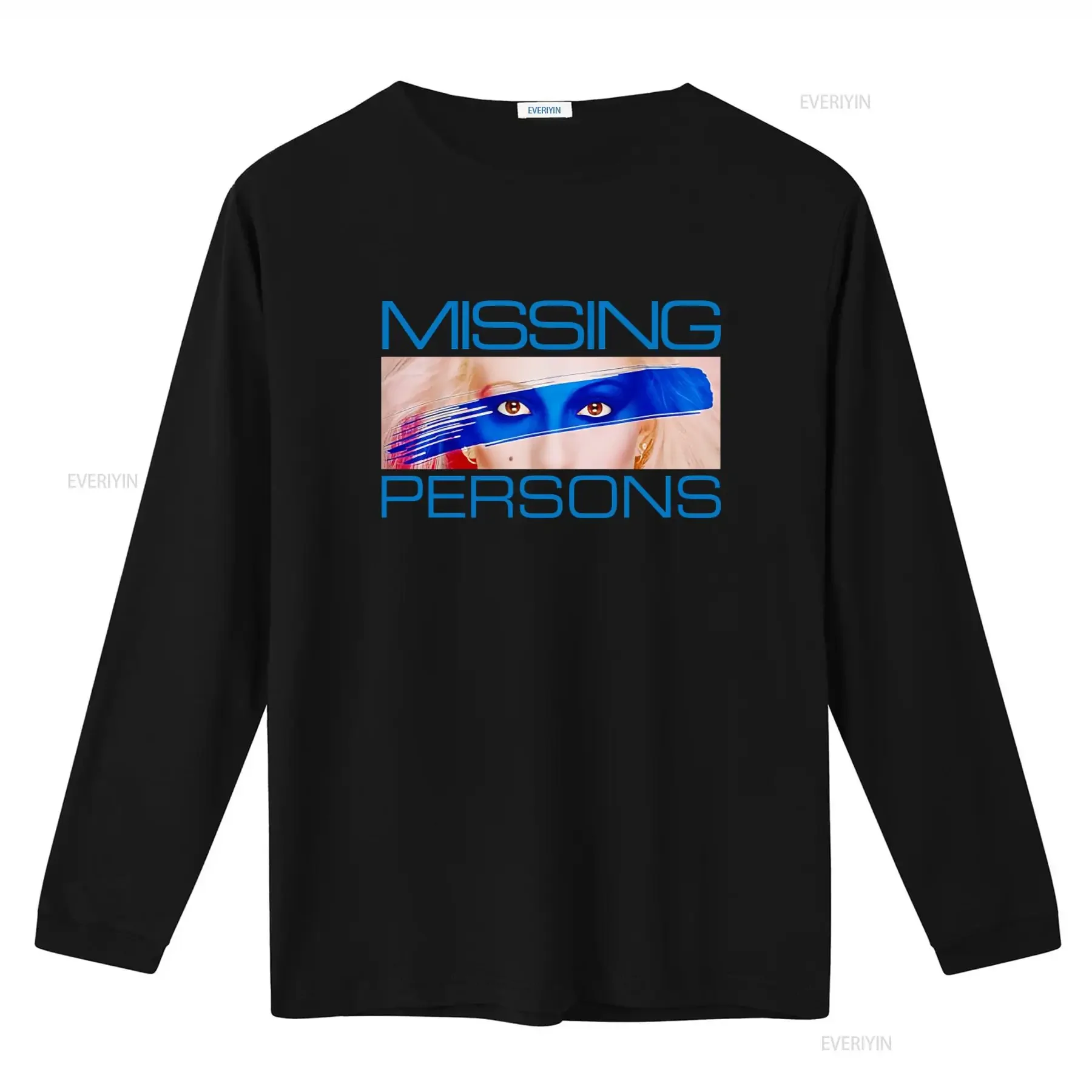 Men'S Missing Persons Walking In La Print T Shirt Medium White vintage Washed graphic Stylish Top For Everyday Wear