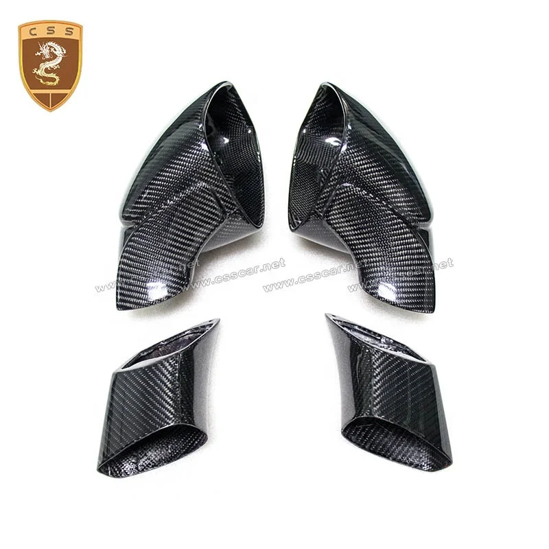 Left Side Rear View Mirror Cover For Ferrari 488 Car Mirror Universal Carbon Fiber Mirror Covers