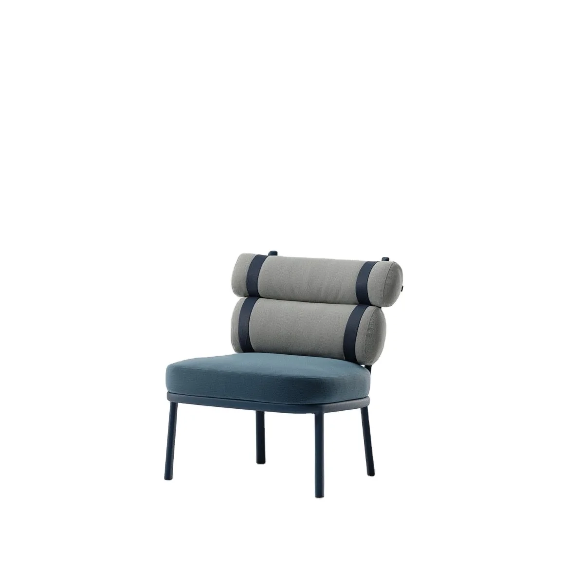 

Outdoor garden aluminum frame armchair outdoor modular lounge chair set outdoor metal armchair with coffee table Set