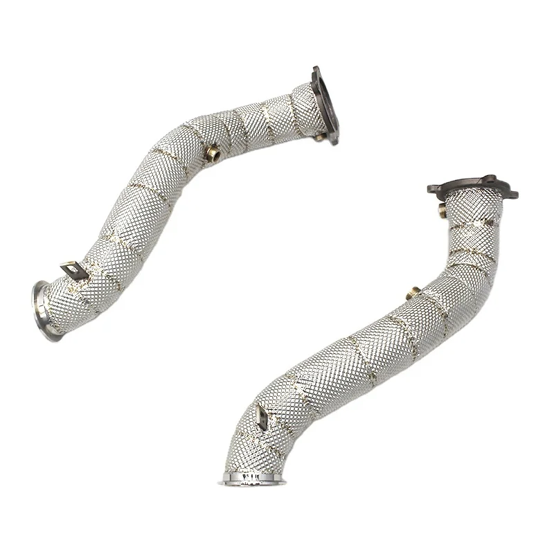 Head Section High flow Pipes Exhaust Pipes branch downpipe Exhaust Pipe with catalyst for Mclaren 720S 4.0T 2018-2022