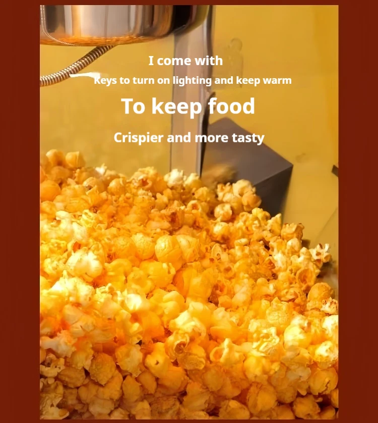 Commercial Popcorn Machines Offer High Efficiency, Excellent Taste, and a Wide Range of Applications.
