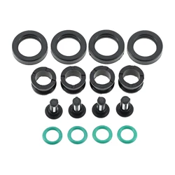 4 Sets 15710-24F00 Fuel Injectors Seals Repair Kit Rubber Fit for Suzuki GSXR 600, 750, 1000 Hayabusa GSX1300, 15710-24F00