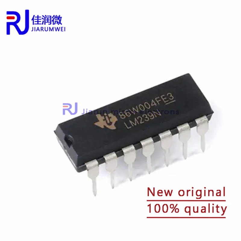 10pcs/lot LM239N LM239 DIP-14 voltage comparator operational amplifier chip