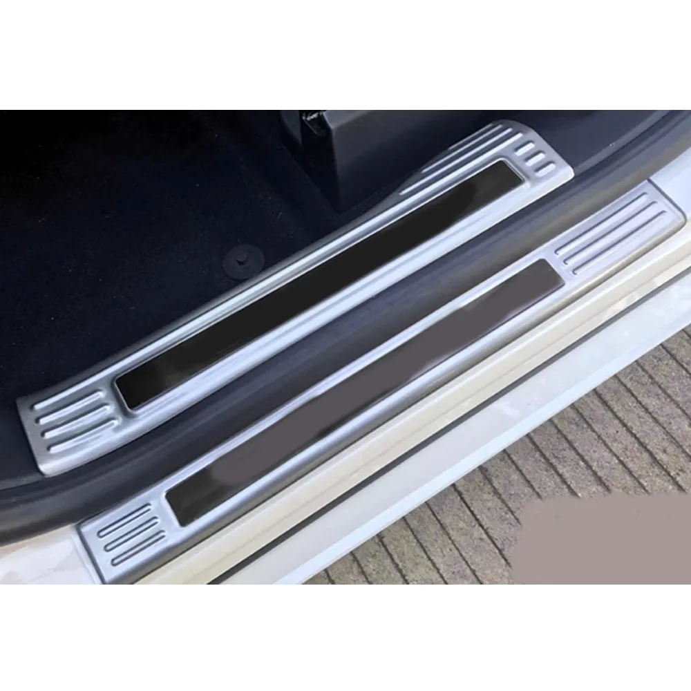 Car External Door Sill Scuff Plate Cover For Ford Escape/Kuga 2020 2021 2022 2023 2024 Threshold Strip Pedal Sticker Accessories