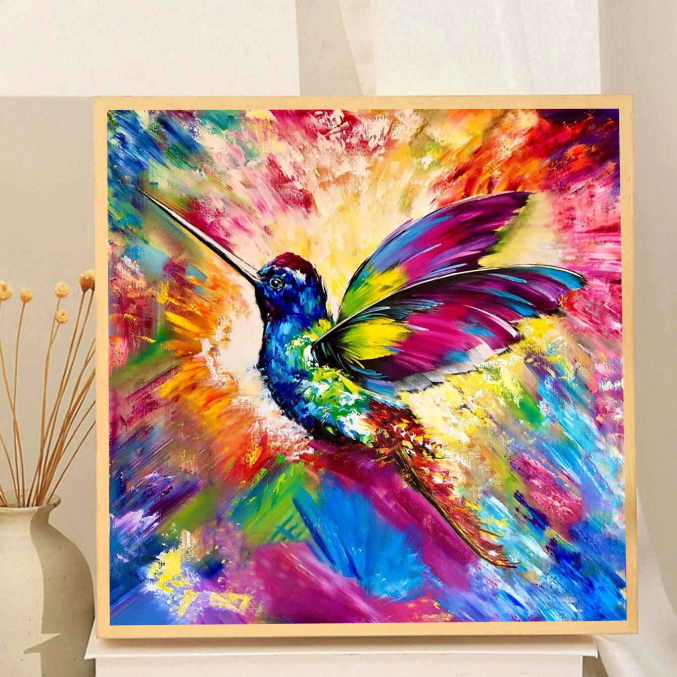 DIY 5D Diamond Beautiful colored kingfisher Full Diamond Painting Embroidery Kits Handmade Home Decor