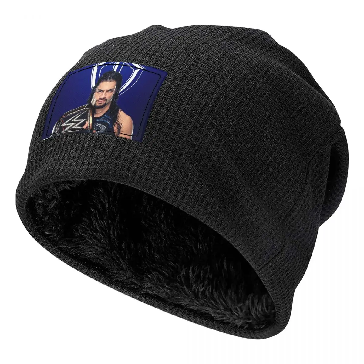 Wrestler Roman Reigns Wrestling Unisex Adult Beanies Caps Fleece-Lined Bonnet Hat Warm Fashion Autumn Winter Skullies Hats