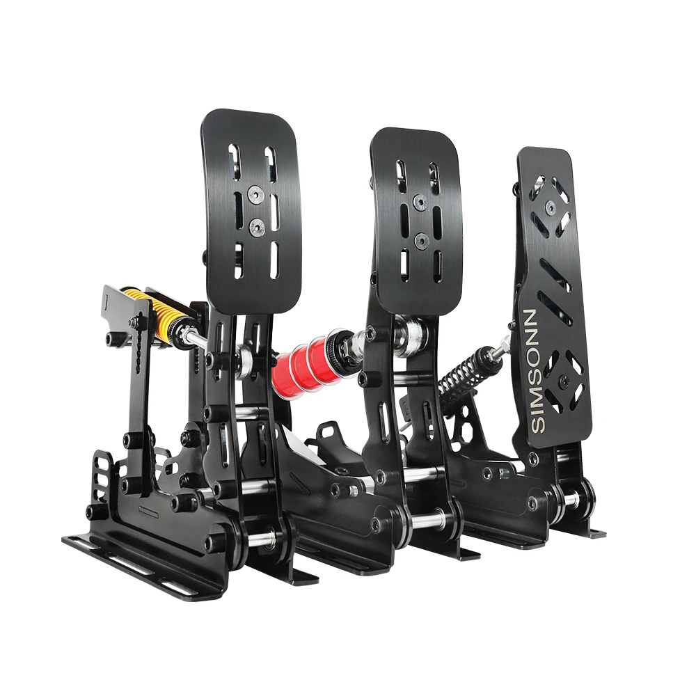 

SIMSONN оптовая продажа с фабрики, педали черного цвета для симулятора полета, высокое качество PLUS Racing Gaming, педали из нержавеющей стали