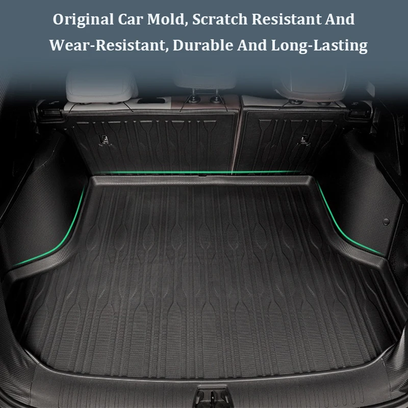 For CHANGAN DEEPAL S05 2025 3D TPE Trunk Mat Backrest Mats All Weather Waterproof Anti-Slip Cargo Liner Car Interior Accessories