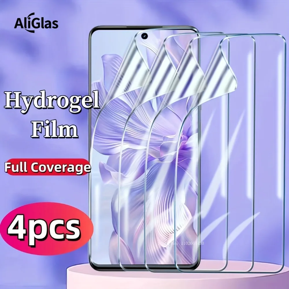 

4pcs HD Hydrogel Film for Honor Magic 8 Pro Magic 8 Lite Not Tempered glass Film For Honor Magic 8 Series Screen Protector Film