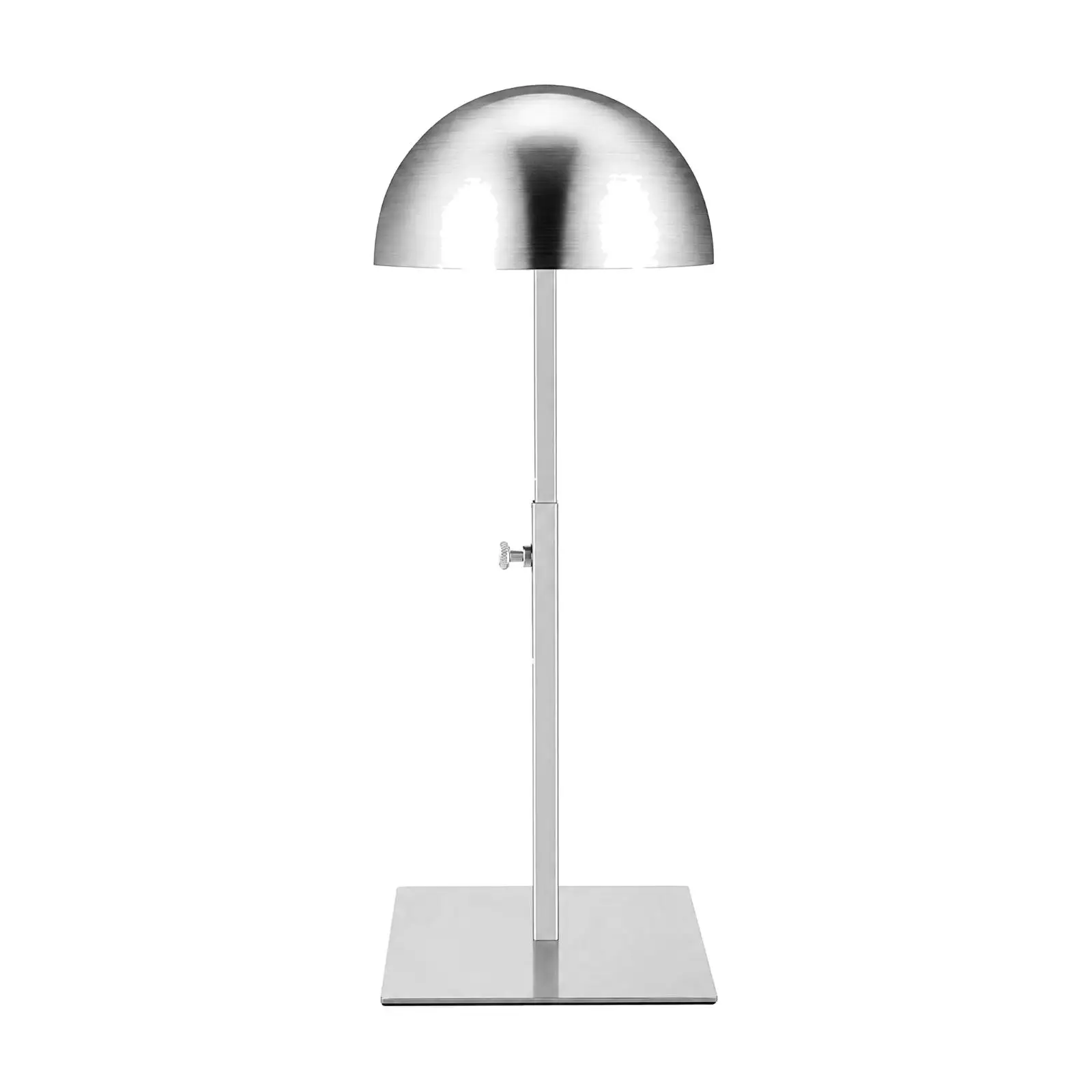 Hat Rack Display Stand Stainless Steel Adjustable Headwear Holder for Retail Showroom Tabletop Organizer