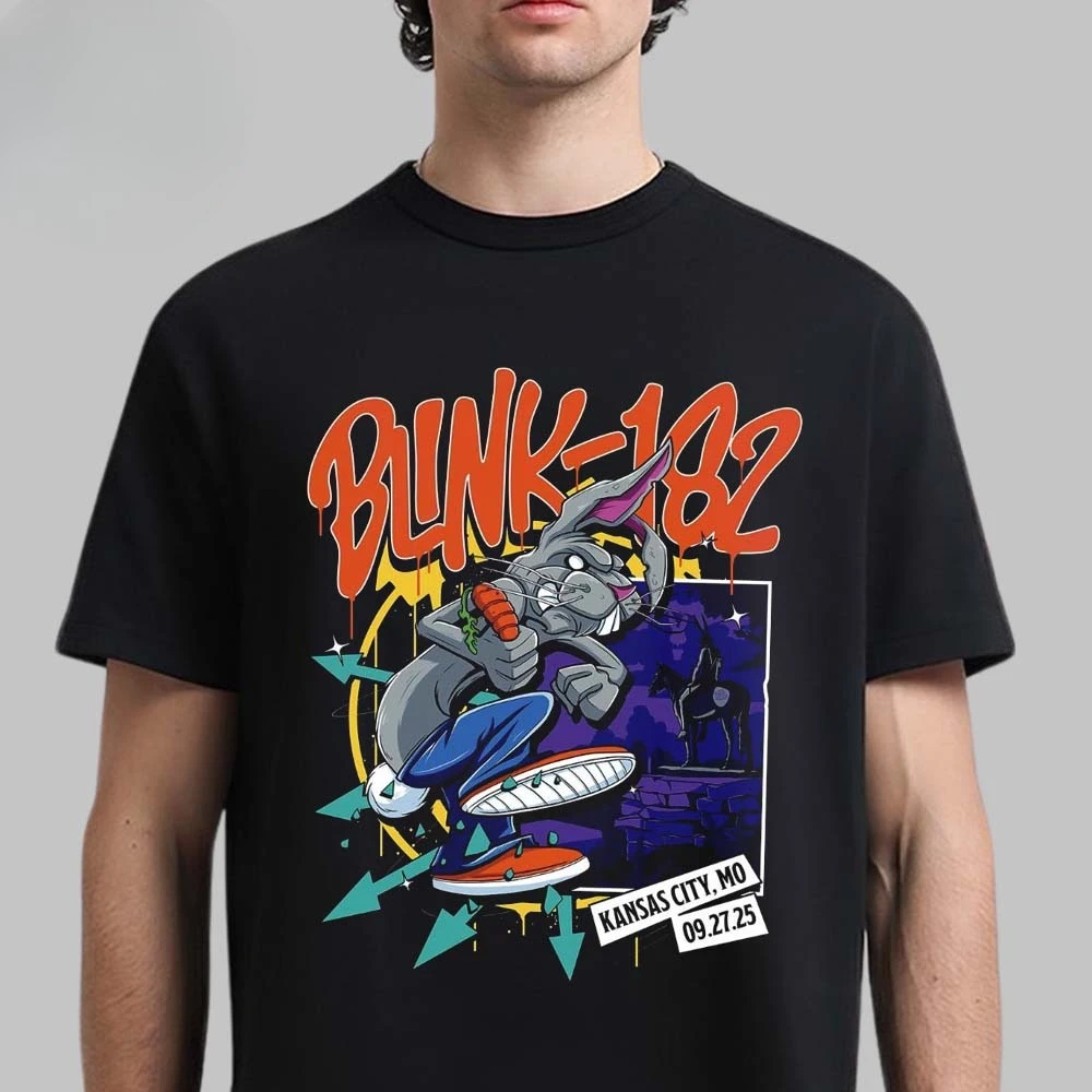 Blink 182 Cotton Band Shirt Unisex Summer Short Sleeve Fashion Brand Tee Luxury Casual Vintage