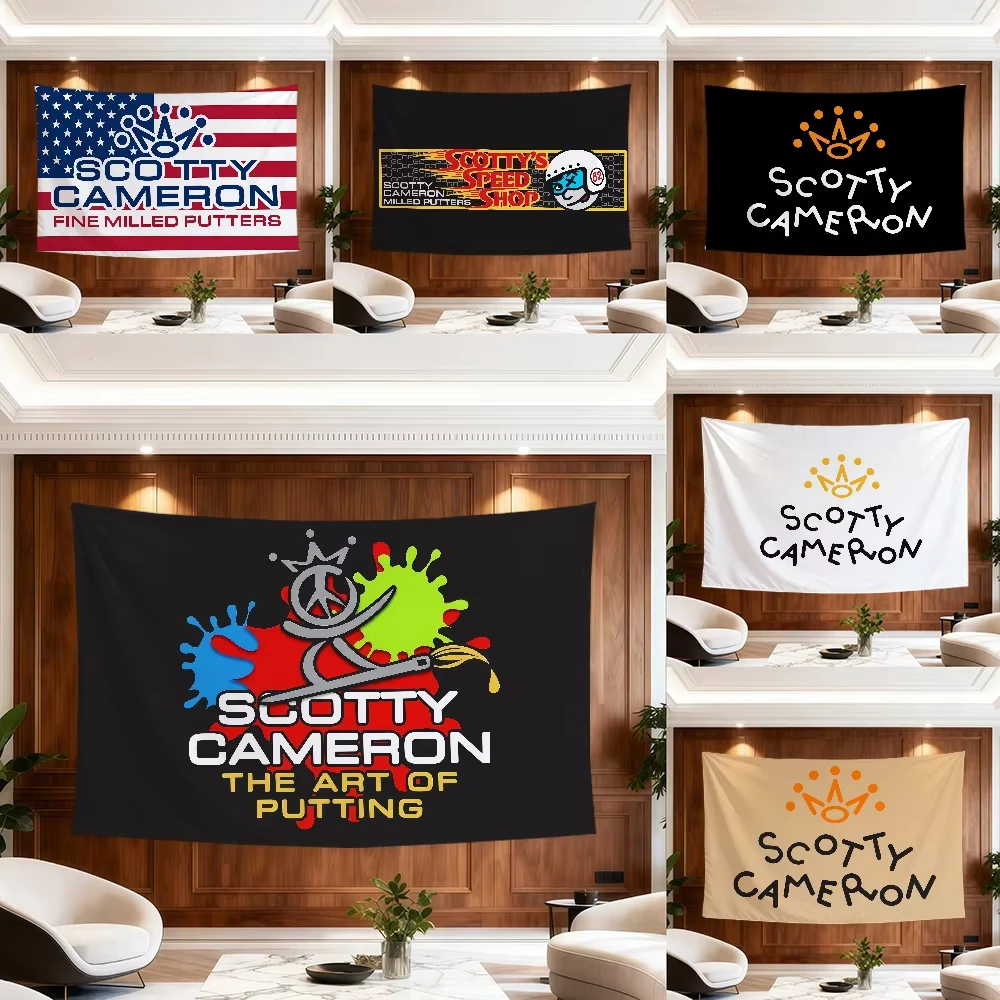 Fashion S-Scottys C-Camerons Flag For Room Dorm Camping Party Hogar Garage Living Room Bedside Wall Decor Banner Gift