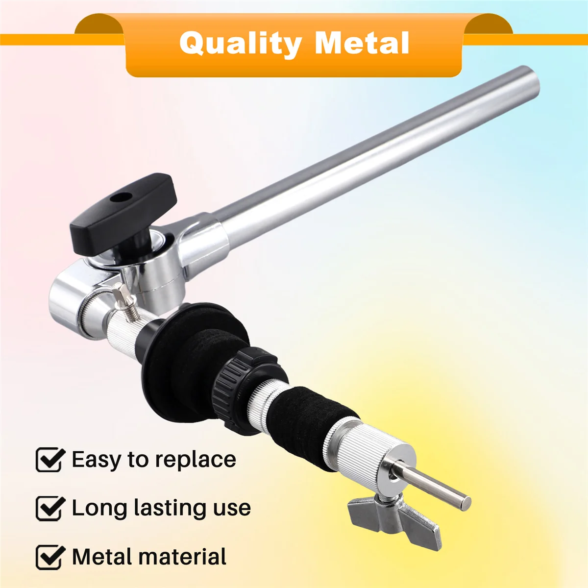 【New User-Coupon!】Cymbal Holder Foldable Stretchable Leg Jazz Drum Supplies Drum Hardware Professional Drum Parts Mount Holder