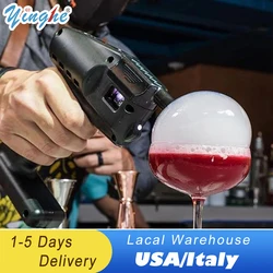 Bar Wine Mixer Hand-Held Smoked Bubble Gun Smudging Machine Smoke Making Machine Cocktail Molecular Cuisine Bubble Machine