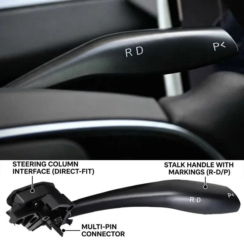 2026 Smart Gear Shifter Lever for Tesla Model Y Juniper Millisecond Responsive Shift, Full Accessories Kit & Installation Guide