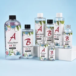 New High Definition Clear 3:1 AB Resin Epoxy Glue High Adhesive Hardener Crystal For DIY Resin Jewelry Making Accessories Gum