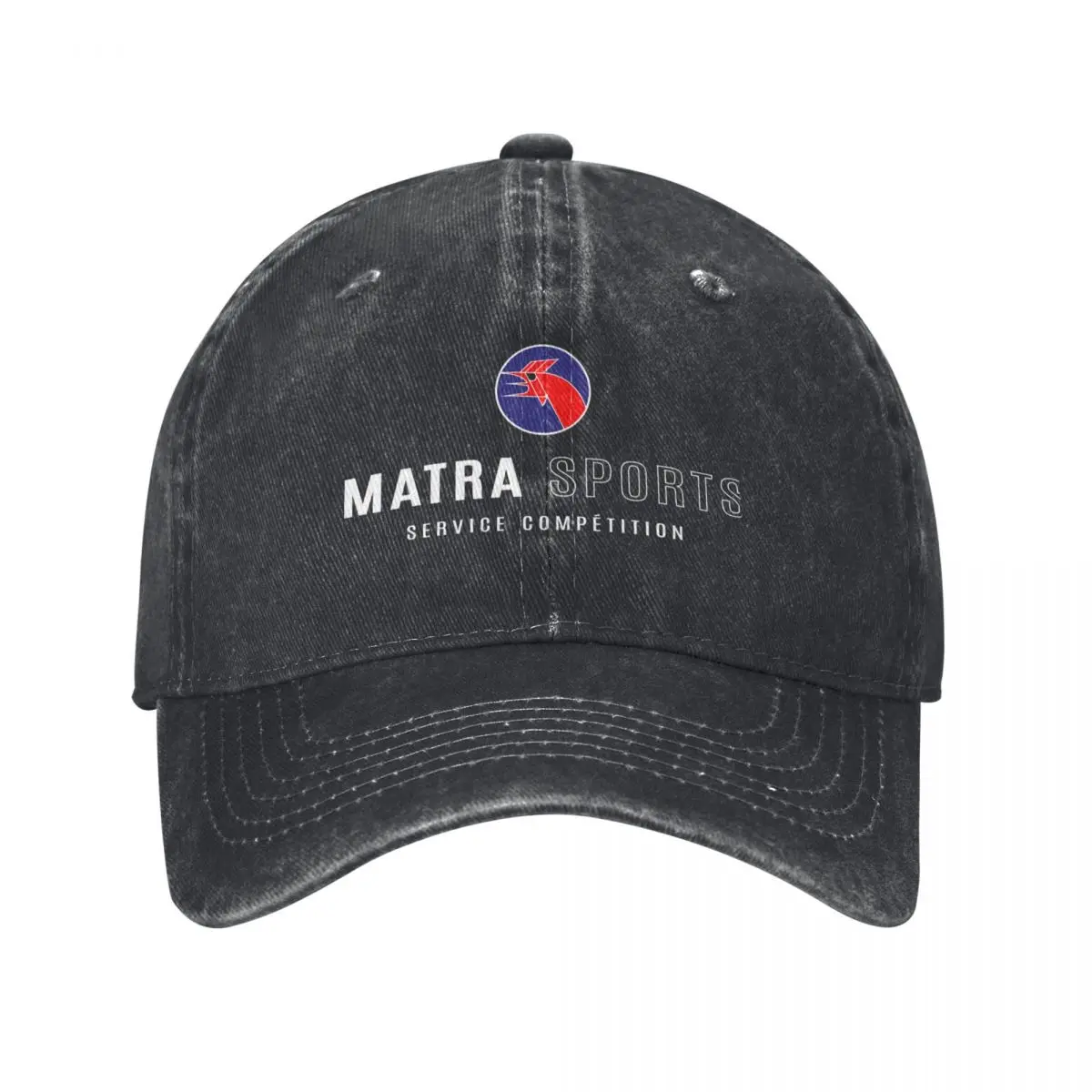 

Matra Sports Service Competition logo 1973 - colour print Baseball Cap tea Hat black beach hat For Man Women's