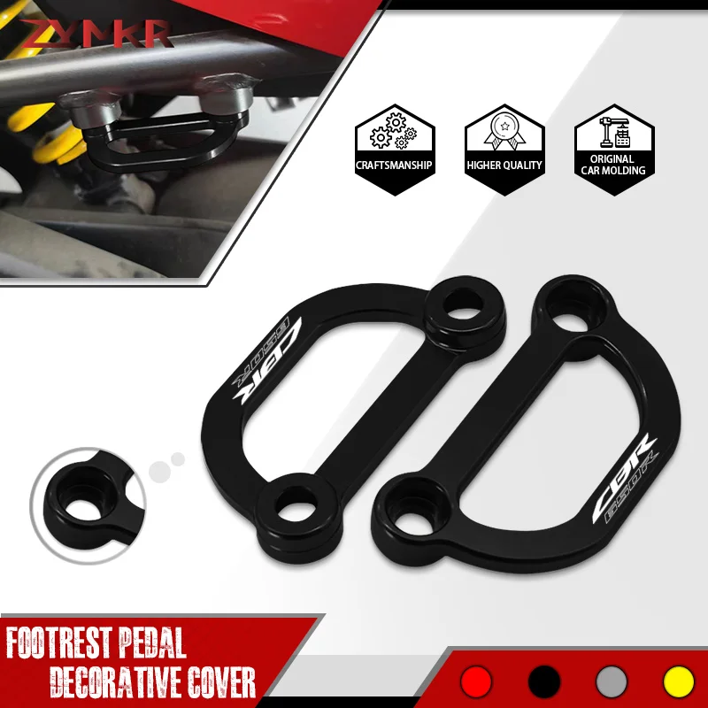 

Декоративная накладка на заднюю подножку мотоцикла (с отверстиями для снятия) для CB650R CBR650R 2019-2025 2026