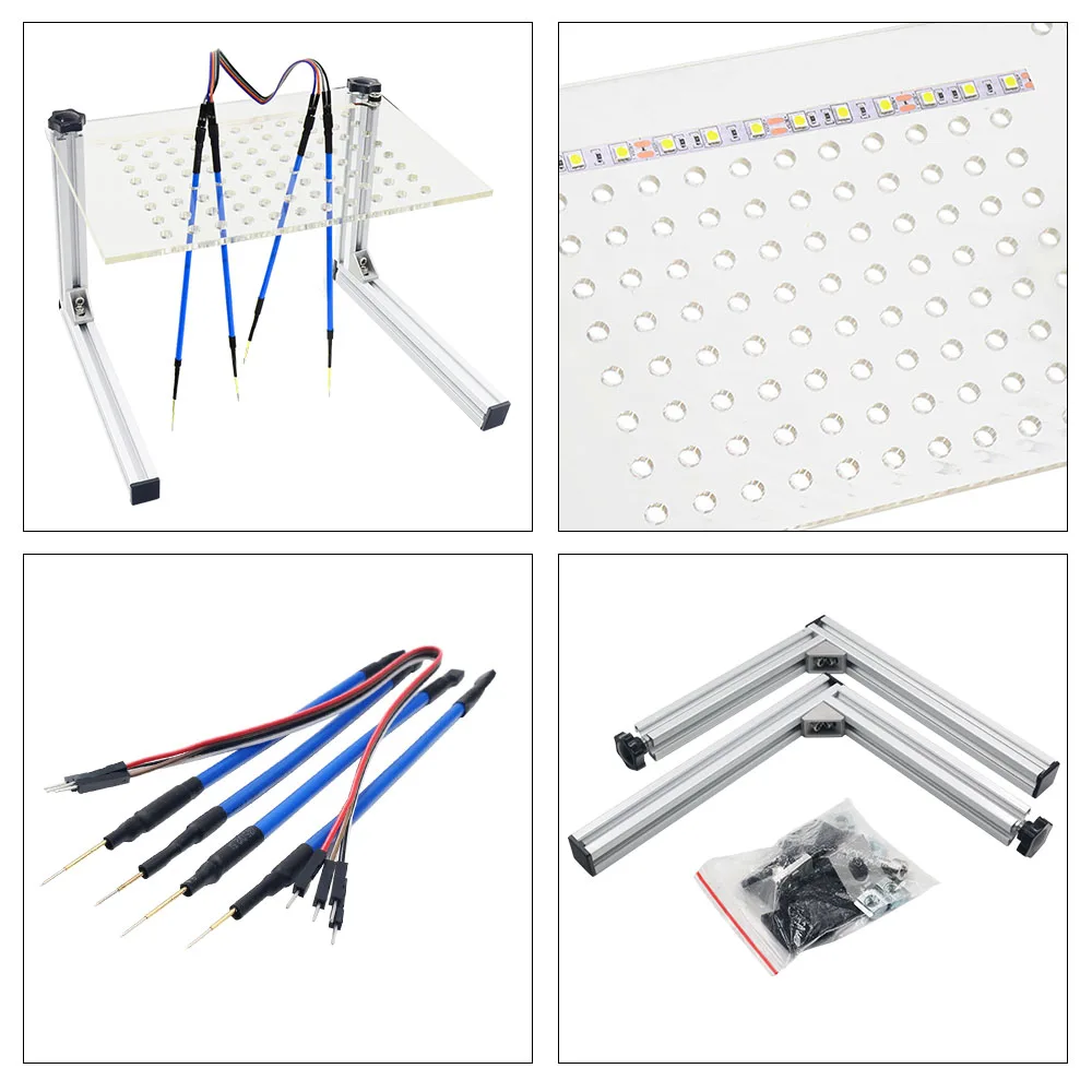 LED BDM FRAME Full Set with 4 Probe Pens For ECU Chip Tuning Tool BDM Adapters