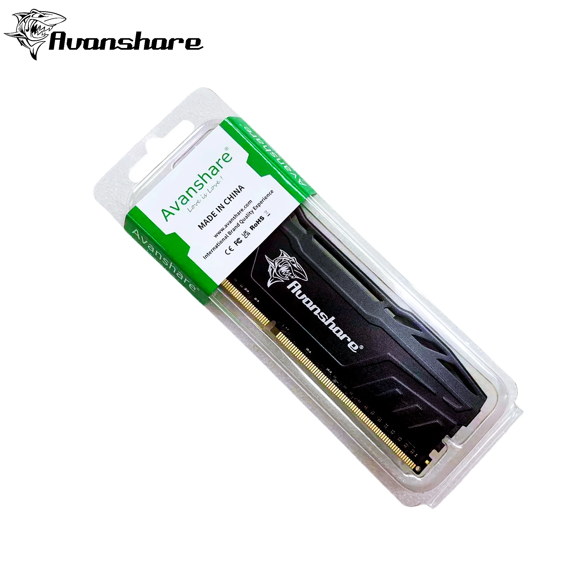 Avanshare DDR4 8GB 16GB 3200MHz 2666MHz 2400MHz DDR4 Ram Memory DDR5 4800MHz 5600MHz 6400MHz 32GB UDIMM 288pin Desktop Memory