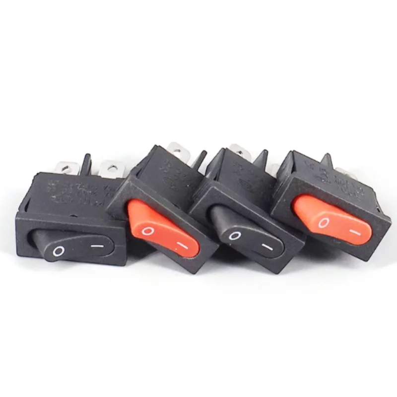5pcs KCD1-110 10x22mm Super Thin Rocker Switch ON OFF 2 Pin Small Instrument Power Switch 6A 250VAC/10A 125VAC
