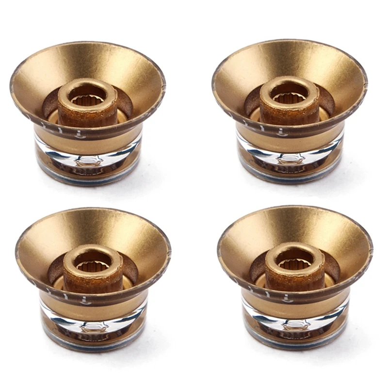 4 Pcs Speed Control Knobs 2 Tone 2 Volume For Gibson LP SG Guitar Golden Knobs Guitar Accessories