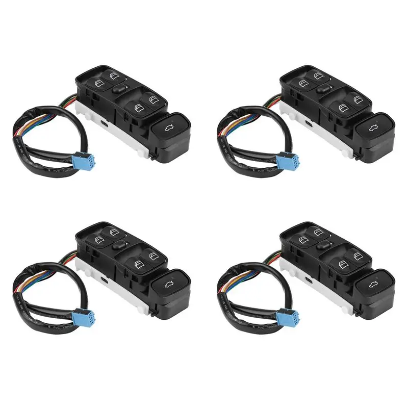 Unusual 4X A2038200110 A2098203410 Power Control Window Switch Button For MERCEDES C CLASS W203 C180 C200 C220 A2038210679