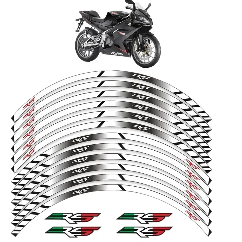 For APRILIA RS 125 50 250 RS125 RS50 RS250 Motorcycle Motor Parts Contour Wheel Decoration Decal Sticker - 2