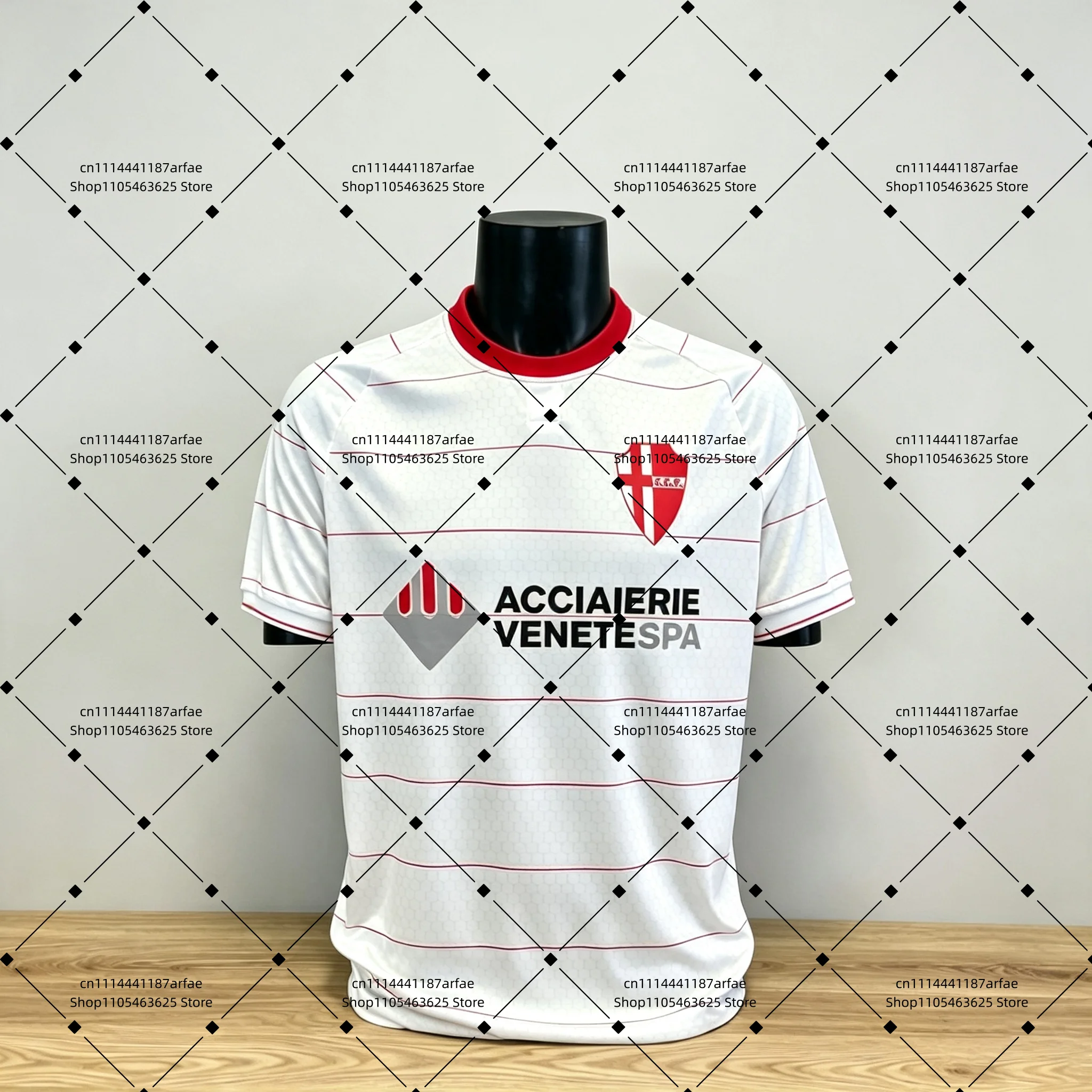 26-27 Padova Heim- und Auswärtstrikot mit 3D-Digitaldruck, bequemes und atmungsaktives Sport-Freizeit-Oberteil – Detail 4