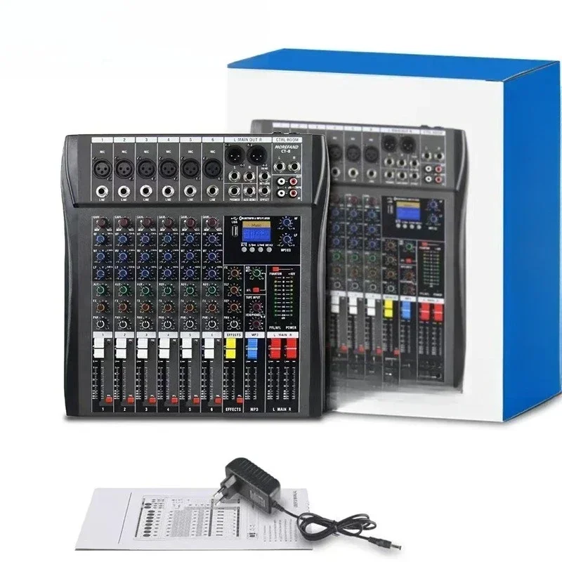 Mixer, Mixer Sound Card Power Supply Audio Professional Interface Mixer Equipment Audio Singing