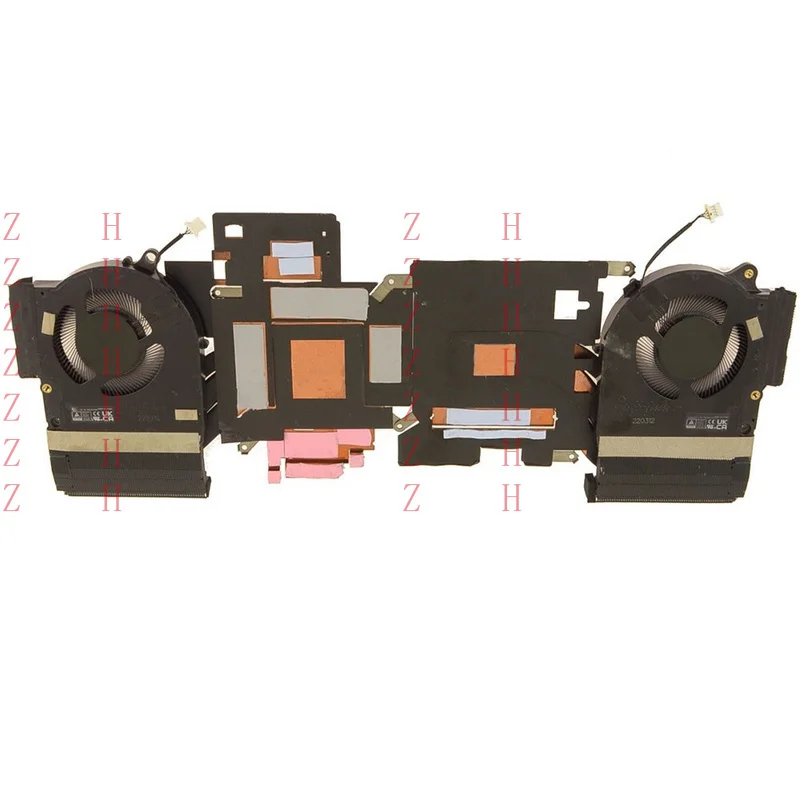 

ZHZH Heatsink&Fan For Alienware M15 R7 AMD 0DVK49 DVK49 With RTX 3080 Ti AMD125W