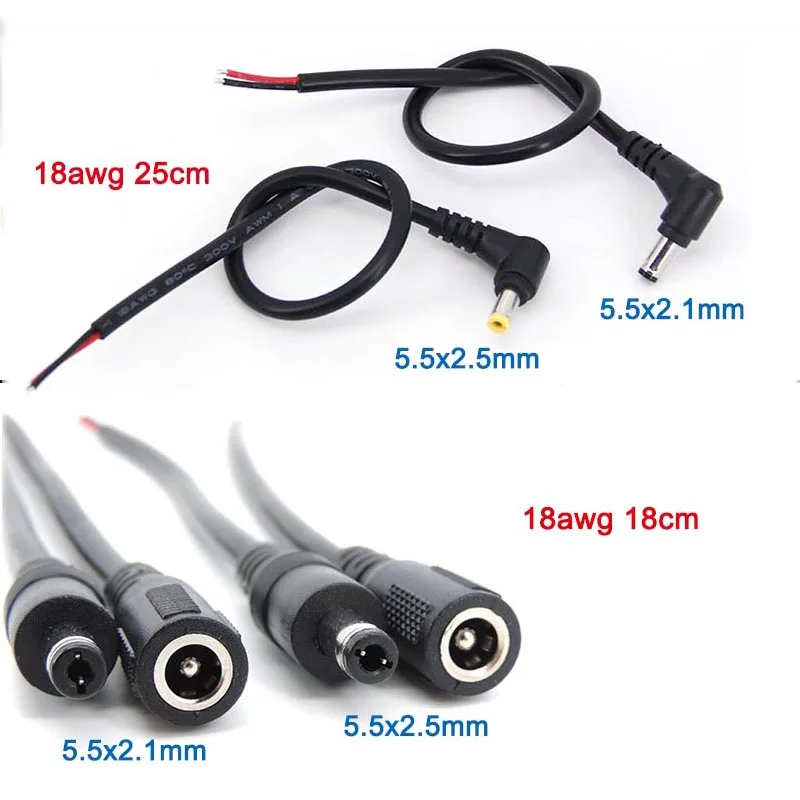 18Awg 7A Dc 5521 55…