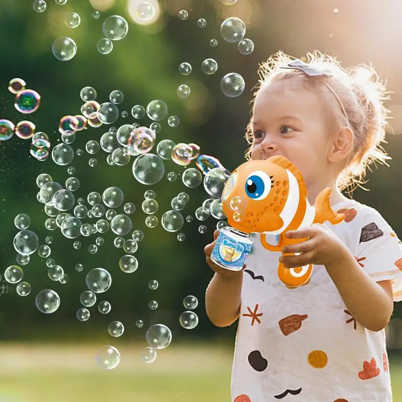 

Bubble Maker Machine Cute Automatic Bubble Machine For Kids Portable Smooth Soap Dispenser Blowing Toy For Boys Girls Birthday