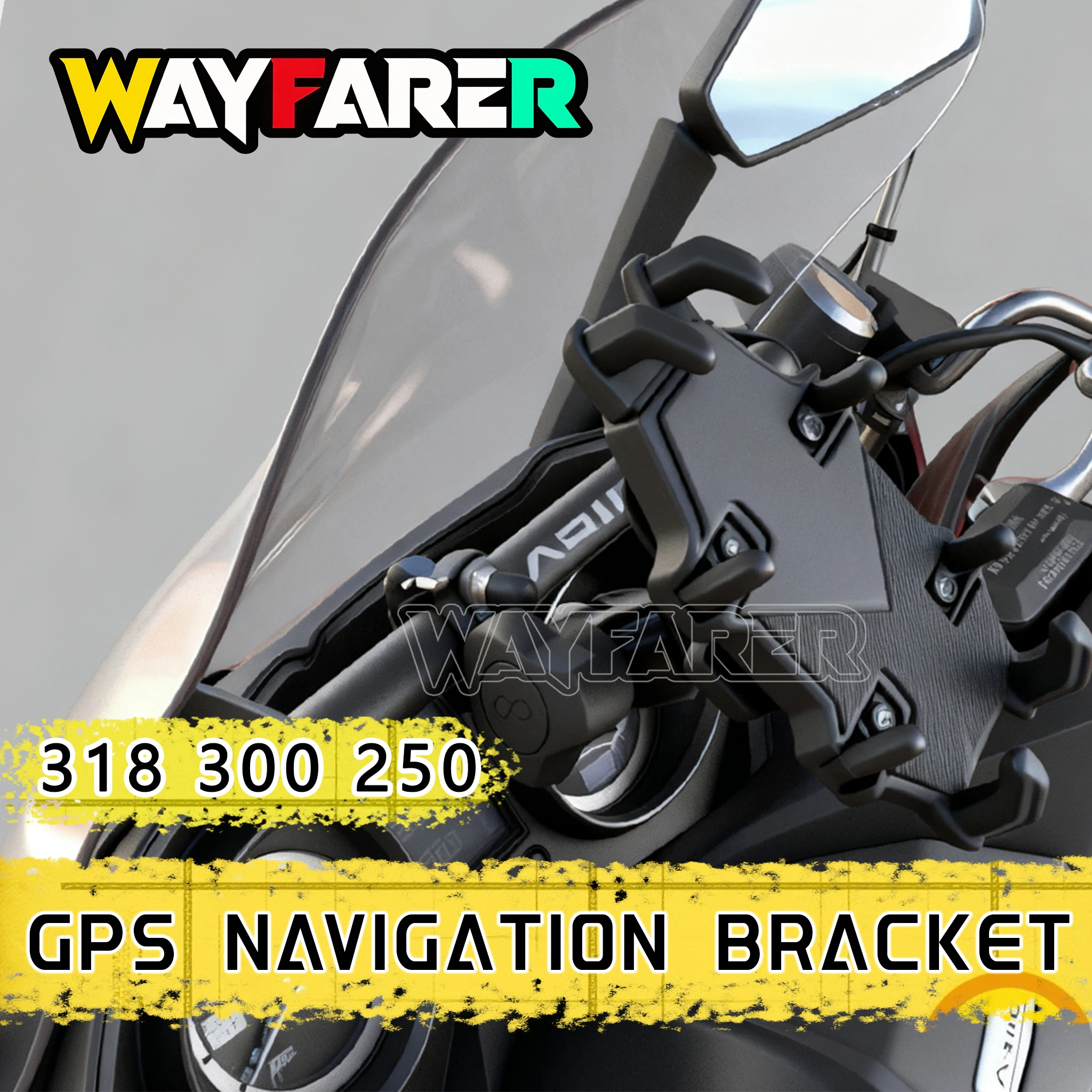 New Parts For 318 Chinf318 ARIIC318 Chinf 318 300 250 Chinf300 Motorcycle Accessories Navigation Stand Mobile Phone Holder