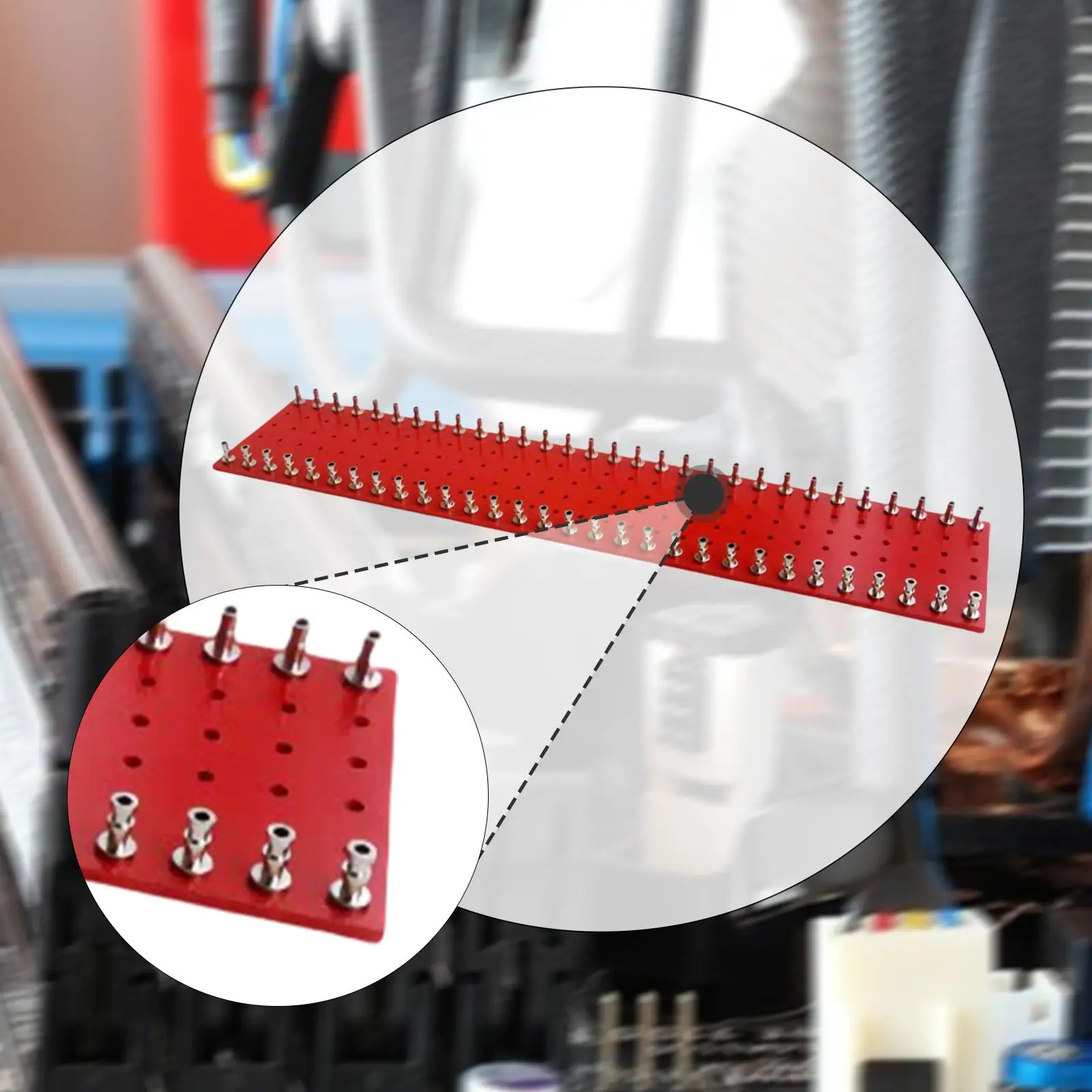 High Performance Turret Board ABS Panel 2 Rows Lug Terminal Board for Universal Vintage Audio DIY Equipment