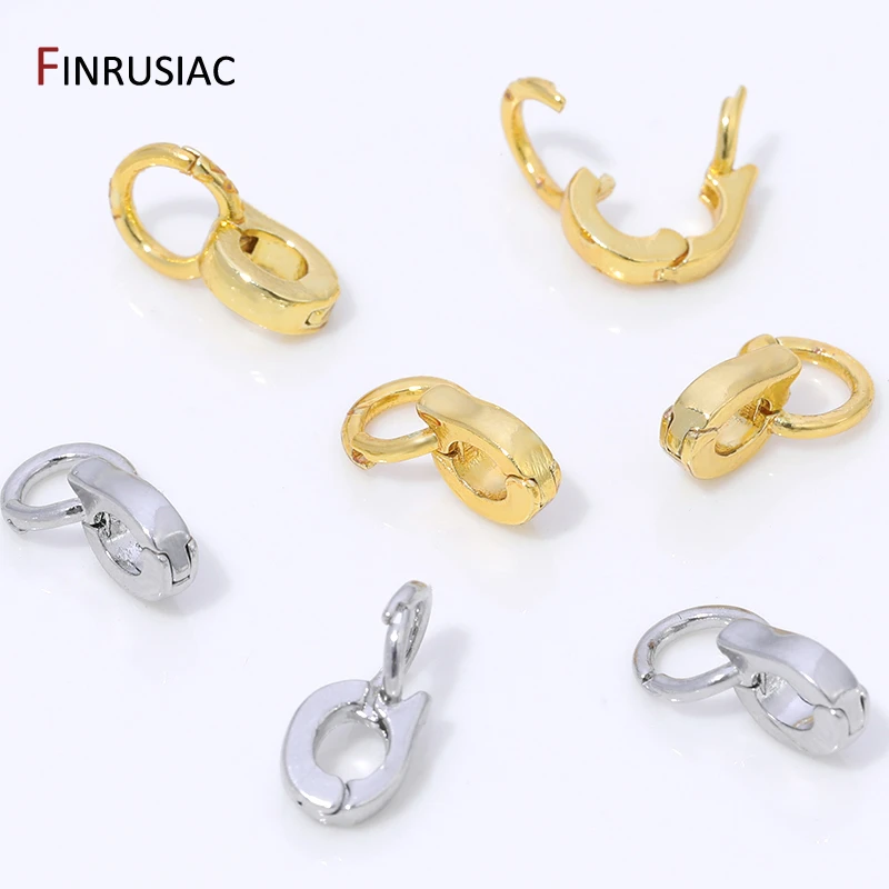 14K Gold Plated Brass Enhancer Pendant Bails Connector for Jewelry Making,Bail for Jewelry,DIY Necklace Bracelet Making Supplies