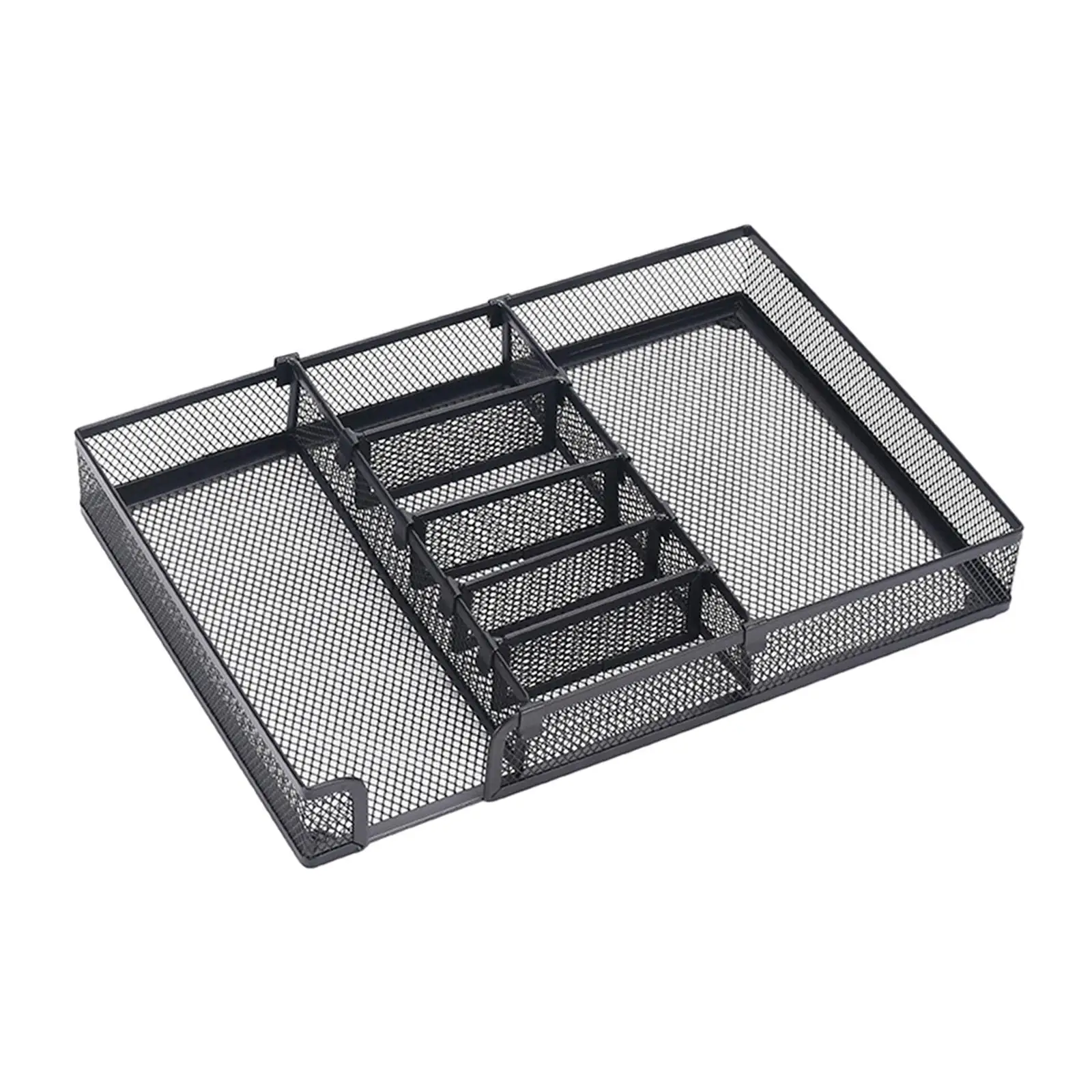 Mesh Desk Organizer Multi Compartment Desktop Shelf for Desktop Home Office