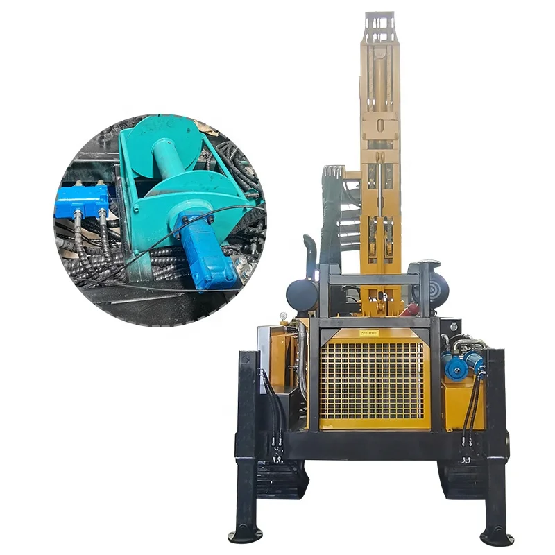 YG 200M Fully Hydraulic Diamond Core Drilling Rig Machine Portable Borehole Dig Track Mounted 100M Water Well Drill Rig Supplier