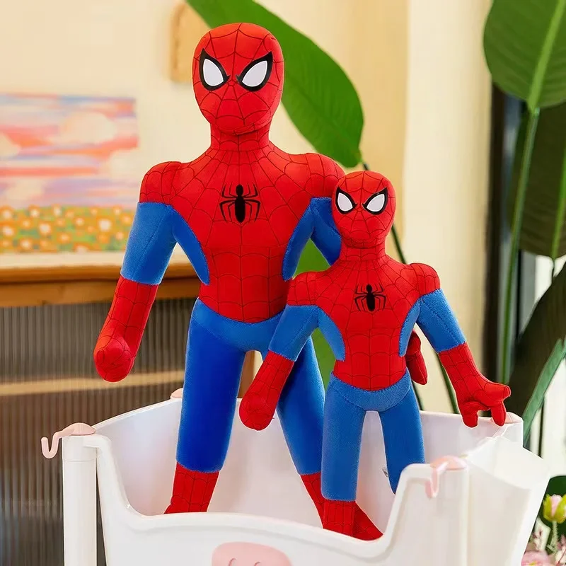 40-120Cm Nieuwe Disney Spider-Man Speelgoed Anime Pop Cool Superhelden Cartoon Gevulde Peter Parker Metgezel Verjaardagscadeau Voor Kinderen