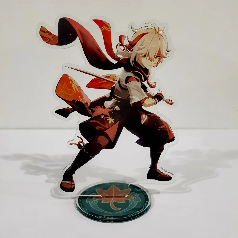 Anime Figure Furina Zhongli Arlecchino Xiao Yae Miko Yelan Acrylic Stand Model Plate Desk Decor Standing Sign Fans Gift