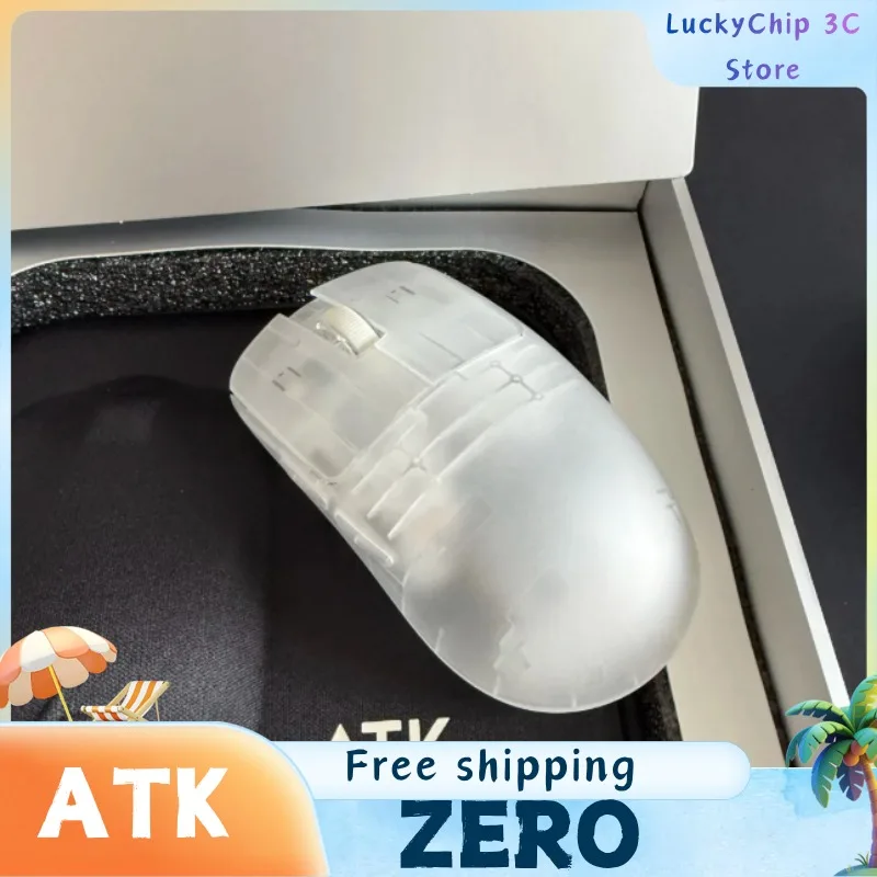 New ATK ZERO Gaming Wireless Mouse Lightweight PAW3950 8k Bluetooth Mouse Electronic Sports FPS Gift
