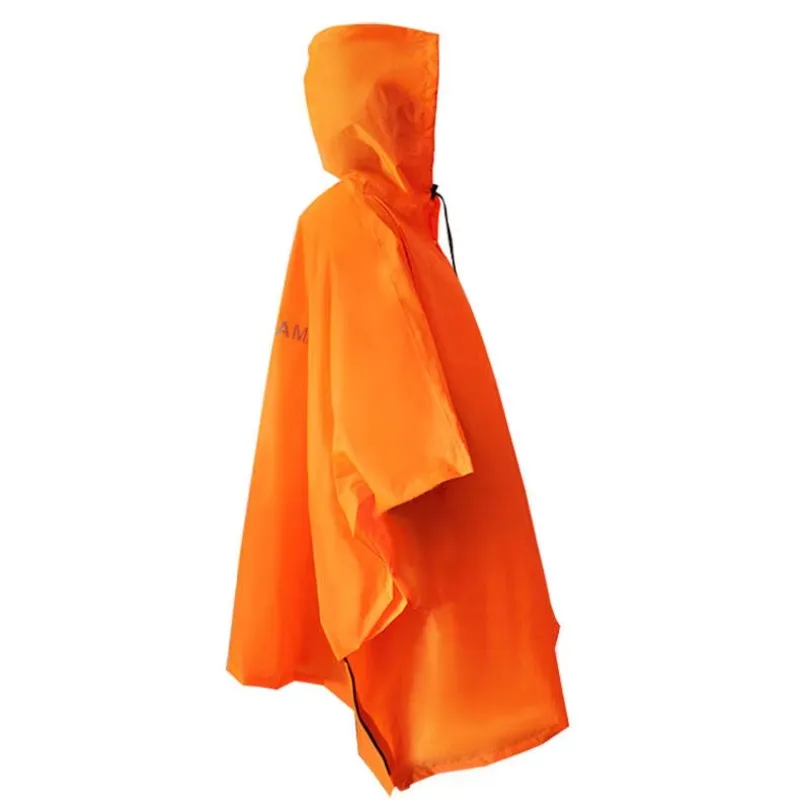 Waterproof polyester raincoat outdoor camping poncho adult cape raincoat