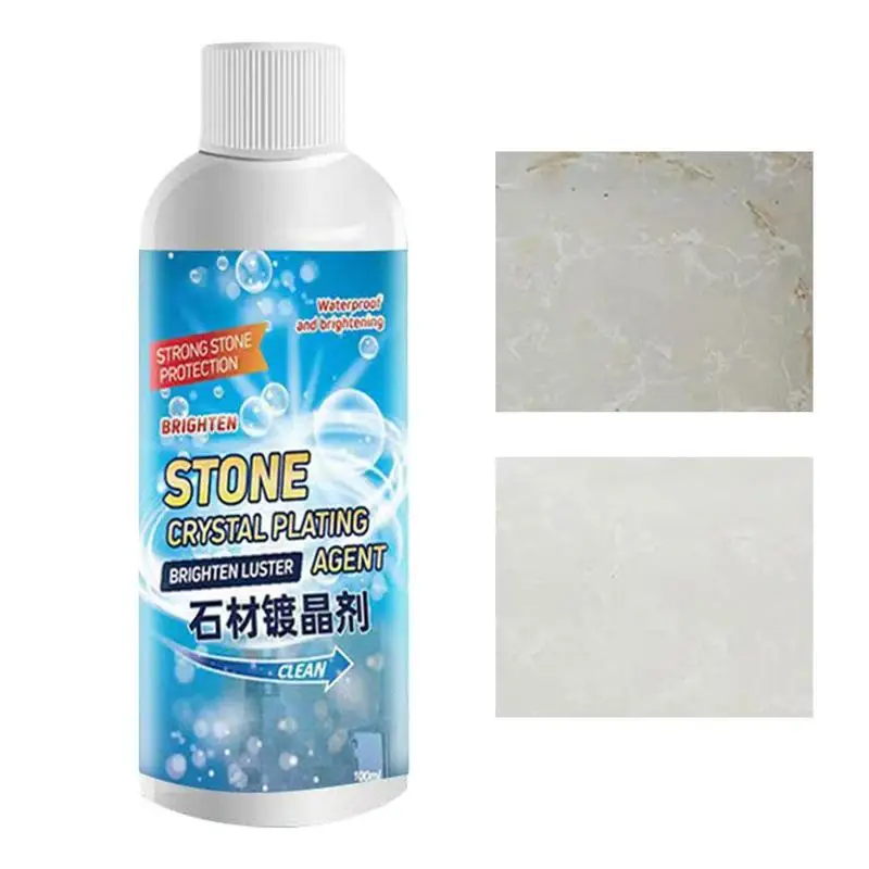 

100ml Marble Crystal-Plating Agent Anti-corrosion Stonework Polishing Coating Agent Countertop Tile Scratch Repair Sealer