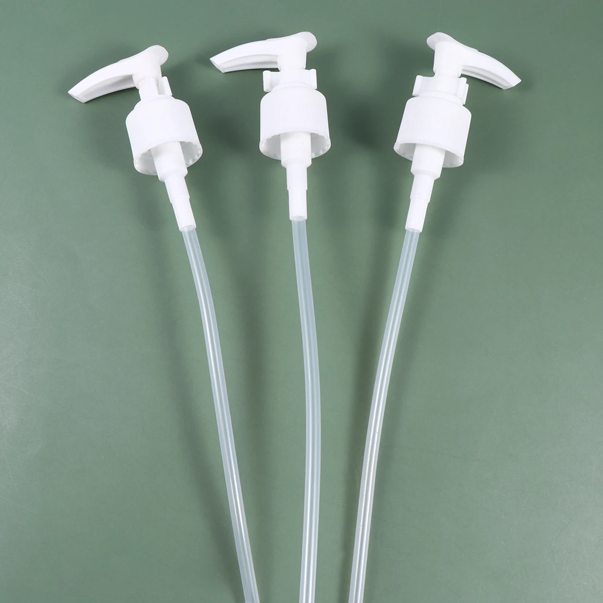 Tête de pompe à pression en plastique de 24Mm, 6 pièces, remplacement pour bouteille de shampoing, distributeur de savon, salle de bains, cuisine, bouteille