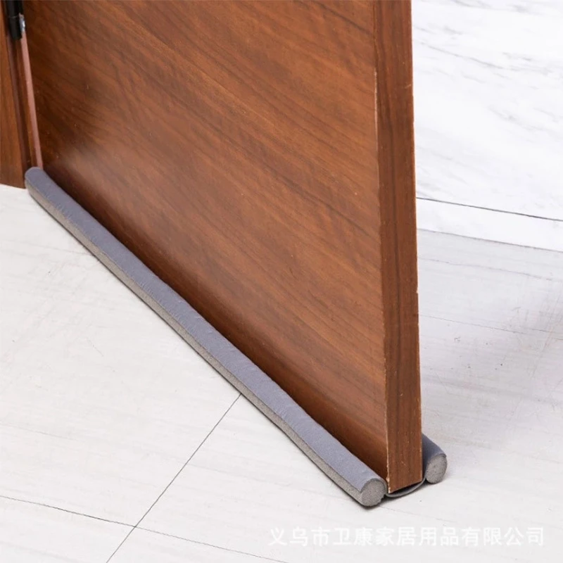 4 قطعة شريط عازل للباب السفلي مشروع سدادة الطقس تجريد الضوضاء مانع قابل للتعديل الباب 95 سنتيمتر سدادة الباب توقف