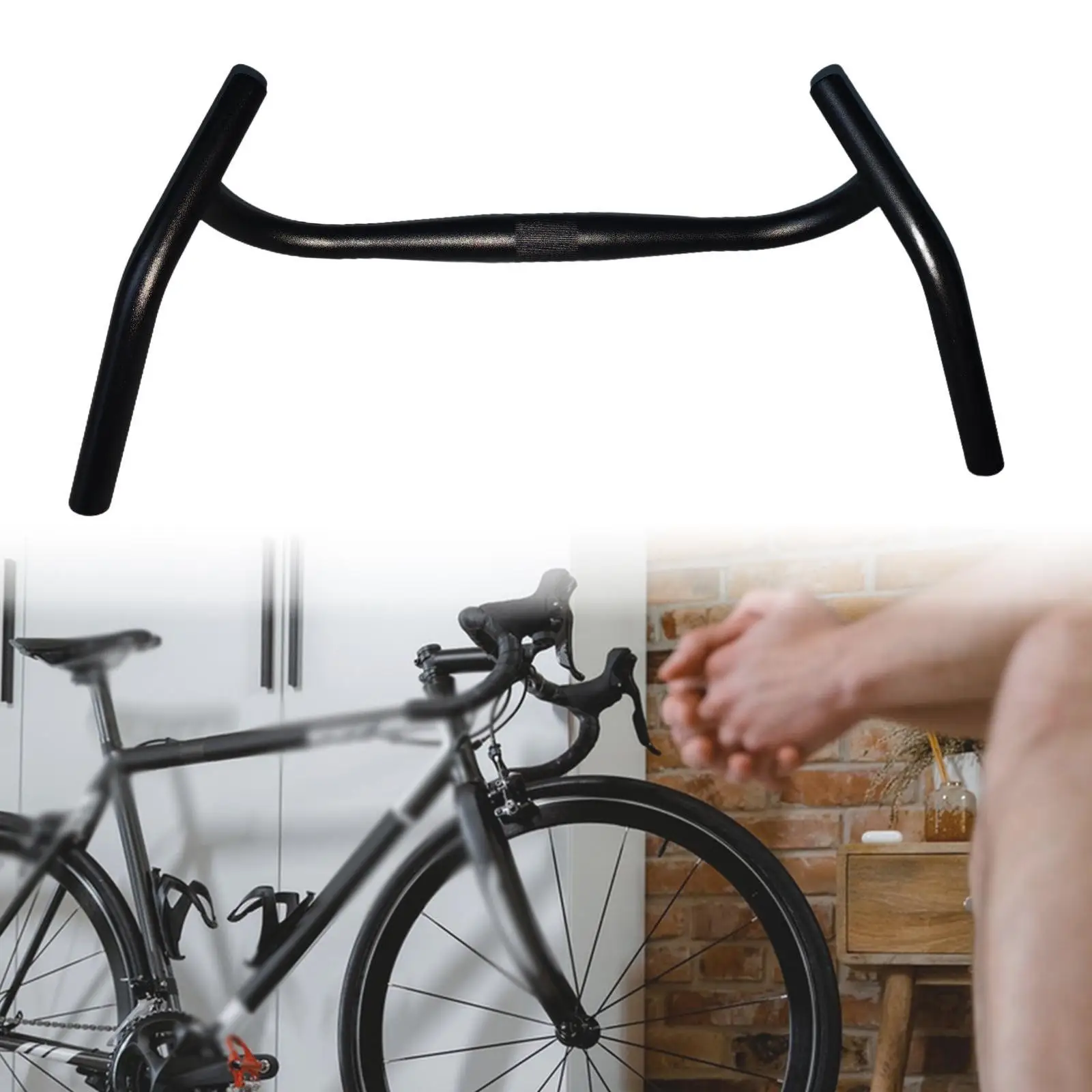

Two-Wheeler Handlebar Ultralight External Angle Rest Bar for Outdoor Riding