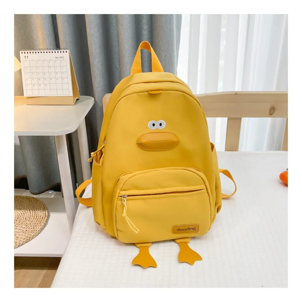 New Cartoon Duck Backpack Designer Cute Travel Bag Female College Student Versatile Korean Edition Girls\' School Bag