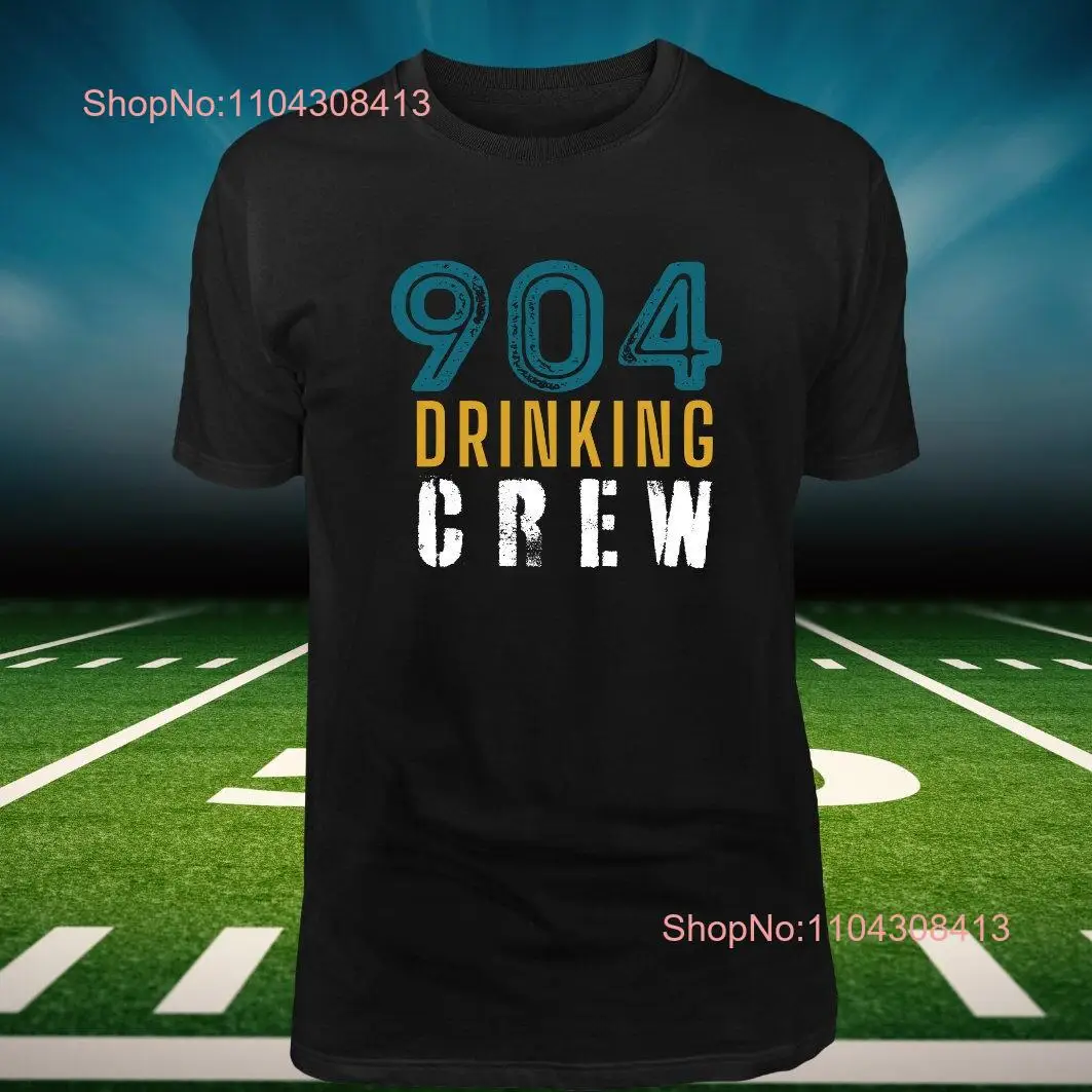 904 Drinking Crew Jags Fan Tailgating T Shirt Bella Canvas Soft style Jersey  long or short sleeves