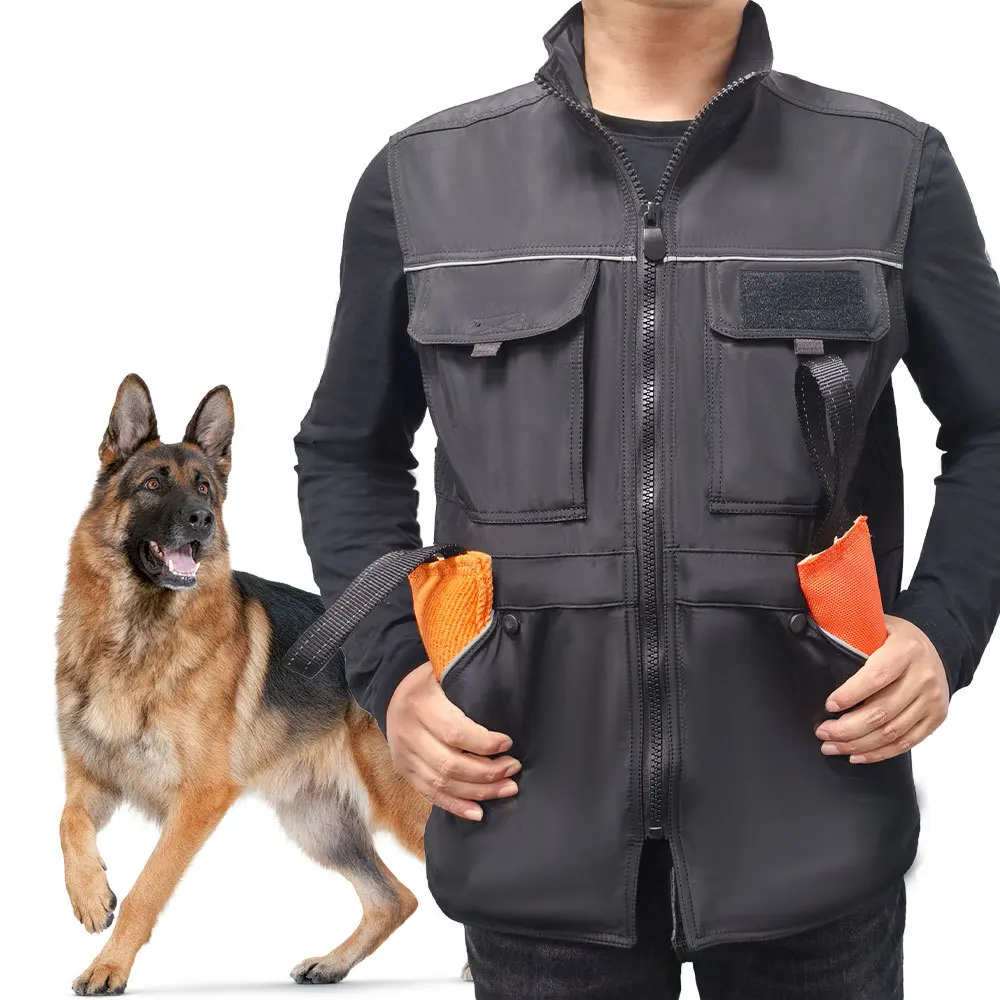 Dog Training Special Dog Training Clothes Dog Trainer Vest Large Pocket Multi-Function VestAnti-Scratch Vest