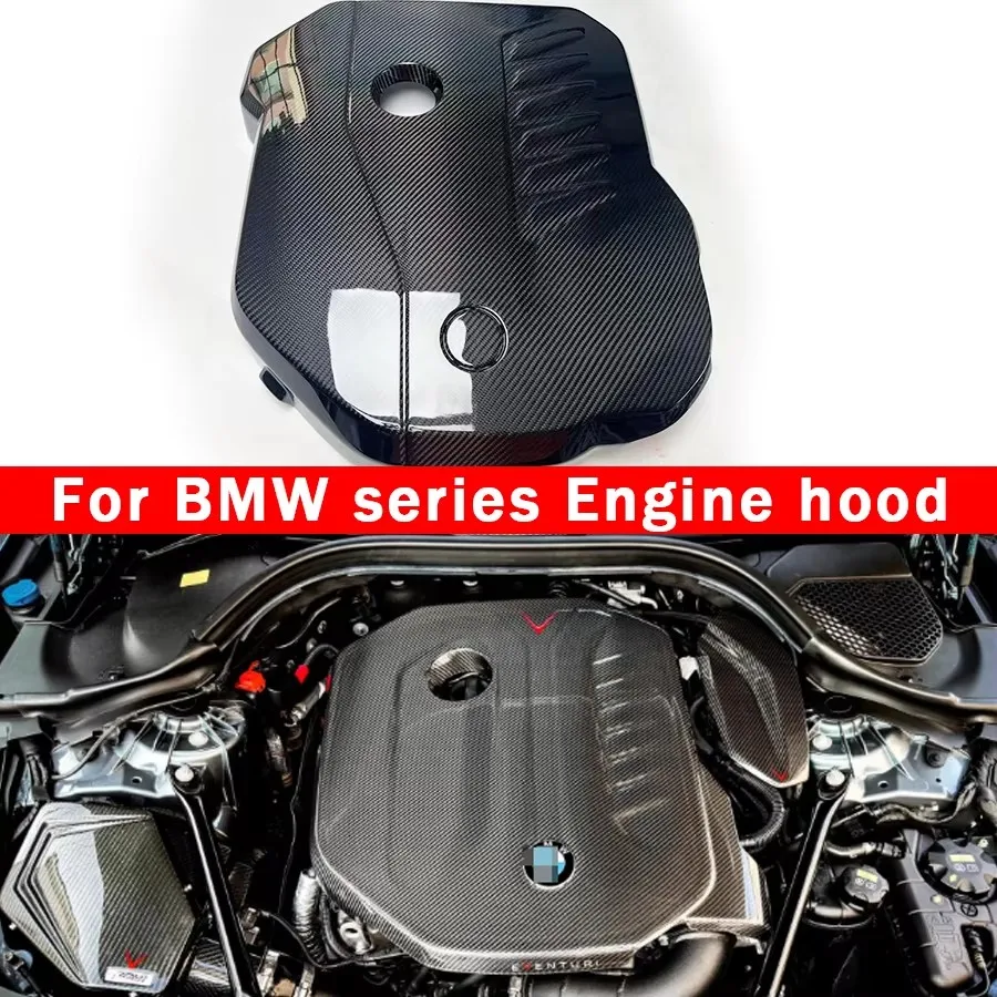 For BMW 3 4 5 6 series G20 G22 G30 G38 G11 G12 G32 M540 Carbon fiber engine hood B58 3.0T 6-cylinder engine hood cover Body Kit